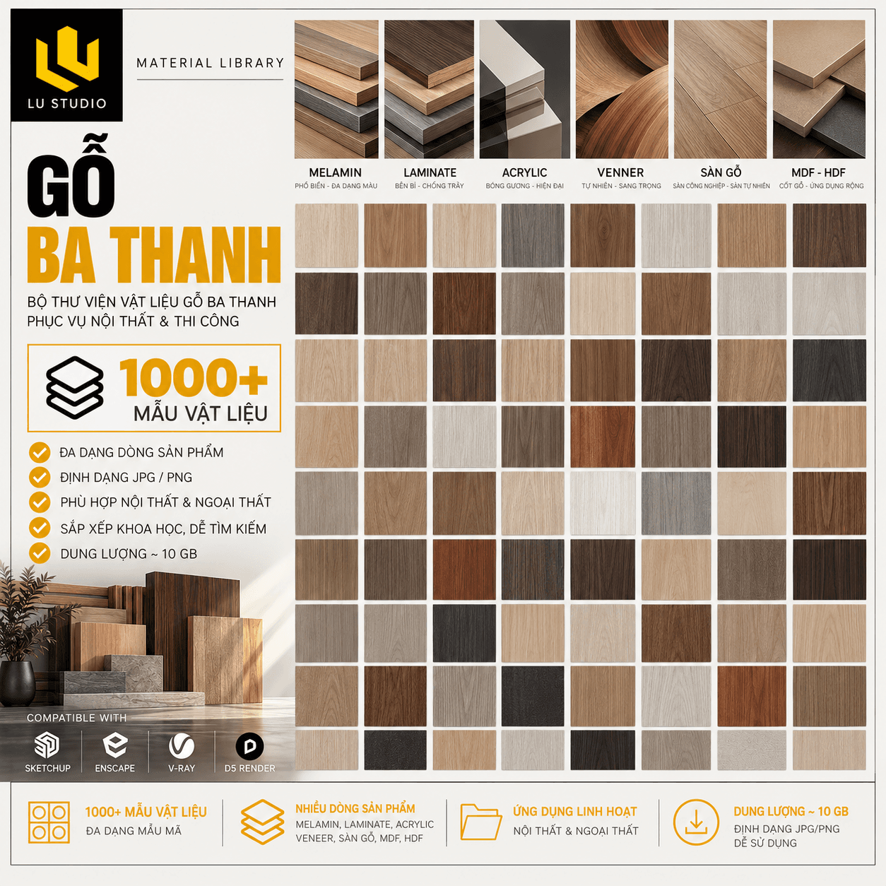 Ba Thanh Material Library