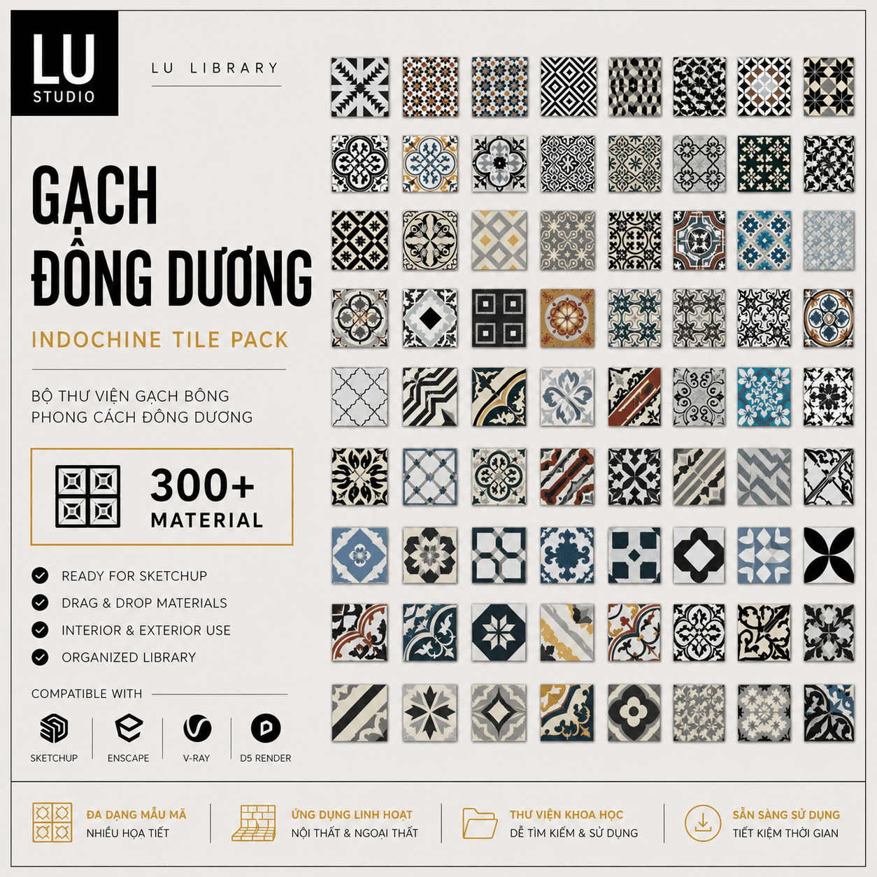 Indochine Tile Pack