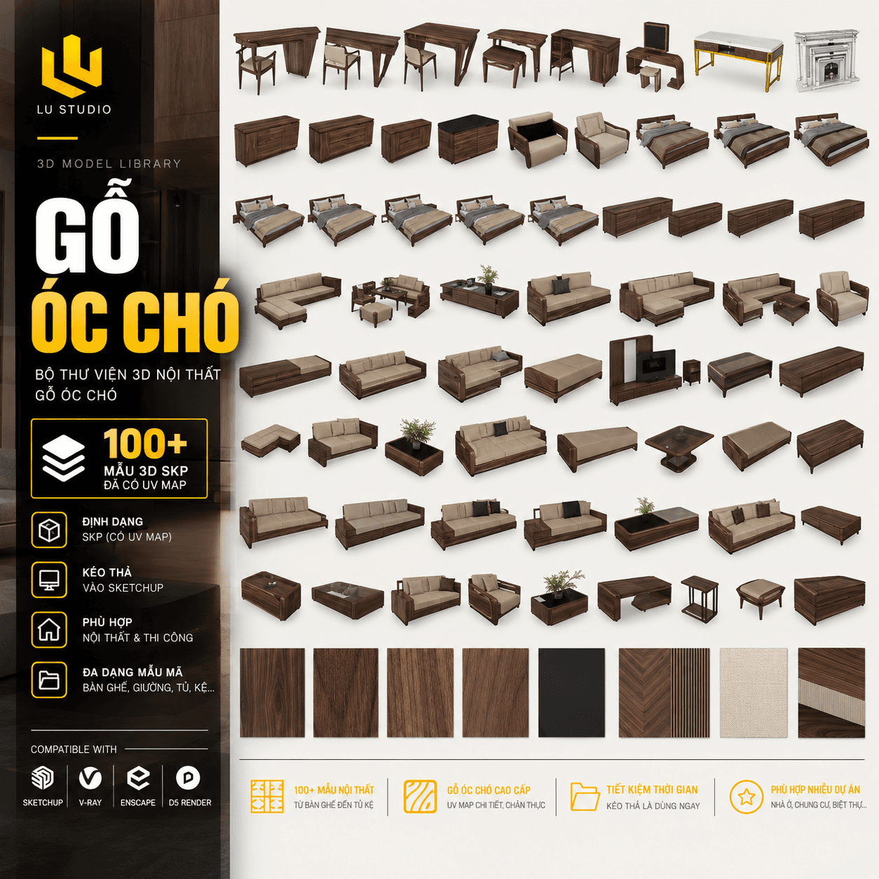 Walnut Furniture Collection